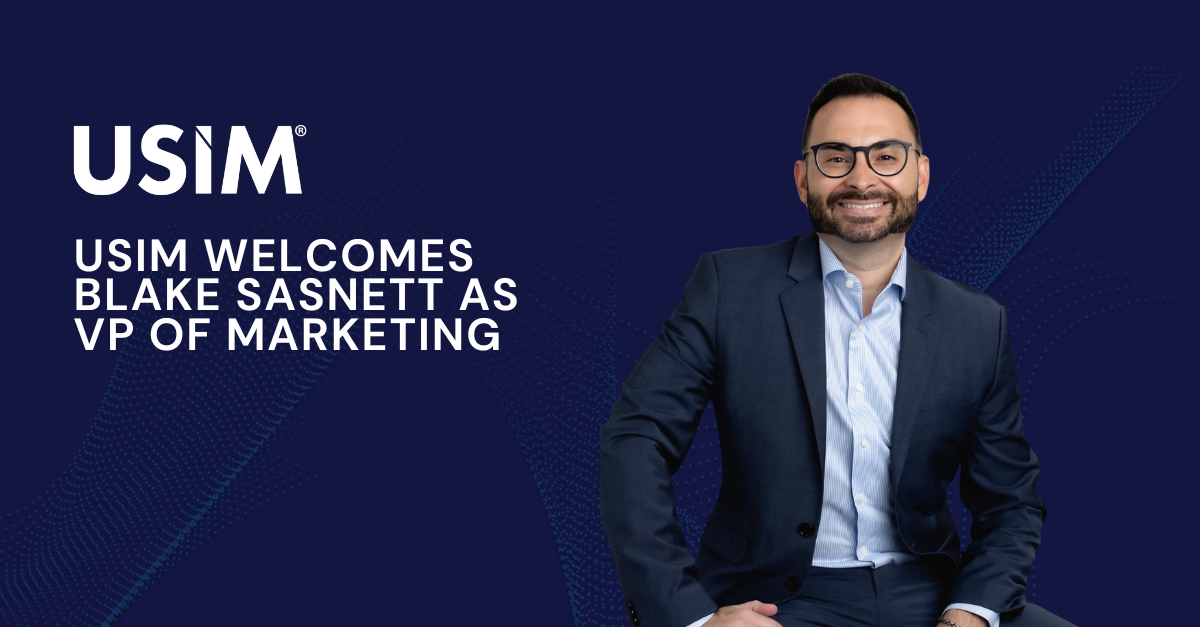 Blake Sasnett Joins USIM as Vice President of Marketing